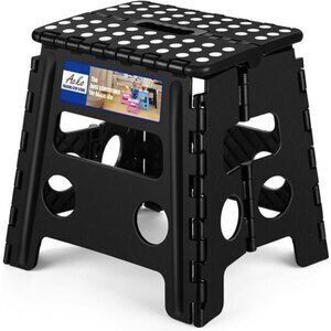 Folding Step Stool 13 inch Heavy Duty Plastic Foldable Step Stool for Kids